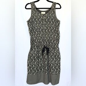 Lou & Grey, an Ann Taylor brand, Tie-Waist, 1/2 Button Mini Dress w/Pockets Sz S